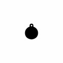 Identifikationsschild Imarc Circle Schwarz