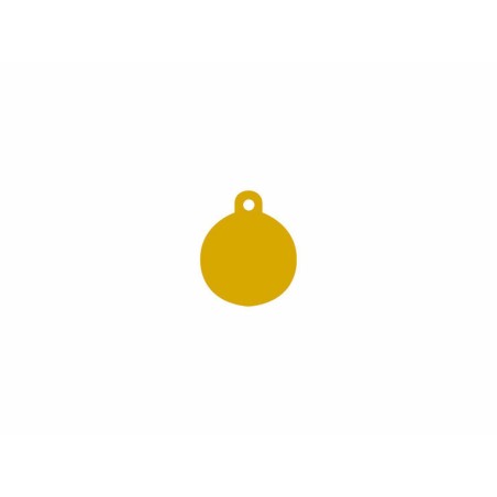 Identification plate Imarc Circle Yellow Golden