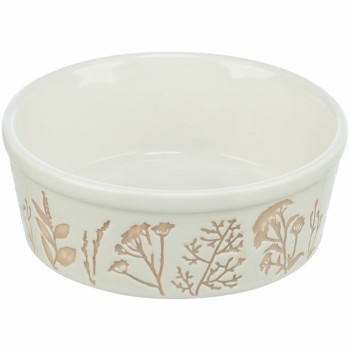 Comedouro para animais de estimação Trixie Branco Taupe 700 ml