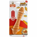 Mordedor para cão Nylabone Castanho Frango Artificial L