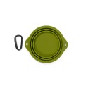 Ciotola Pieghevole per Animali Domestici Gloria Verde Silicone Alluminio 550 ml