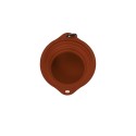 Ciotola Pieghevole per Animali Domestici Gloria Rosso Silicone Alluminio 550 ml