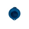 Comedouro Dobrável para Animais de Estimação Gloria Azul Silicone Alumínio 550 ml