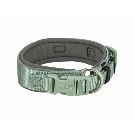 Hundehalsband Trixie Premium grün Graphit L 46-55 cm