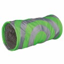 Túnel Dobrável para Animais de Estimação Trixie Verde Cinzento Ø 15 × 35 CM