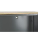 Estantería DKD Home Decor Natural Gris Metal Madera 2 Estantes (79 x 39 x 133 cm)
