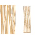 Paravento Varas Naturale Legno di salice 50 x 185 x 12 cm