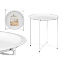 Folding Side Table WR4405.1 White 46,8 x 50,2 x 46,8 cm (4 Units)