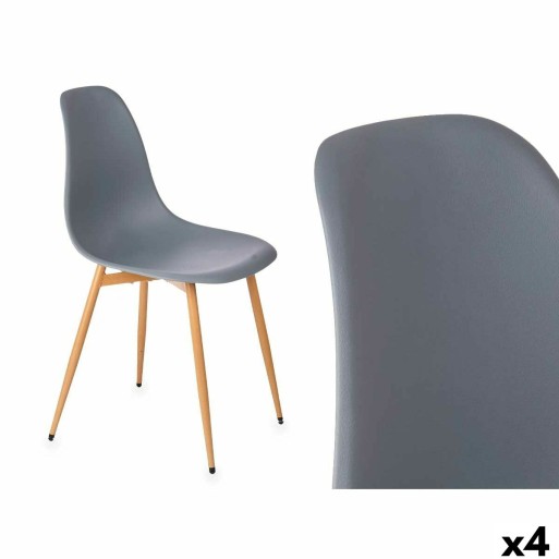 Sedia PC-071T Grigio 4 Unità