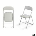 Chaise Pliante 10925 Gris 43 x 46 x 78 cm 88 x 6,5 x 45 cm (6 Unités)