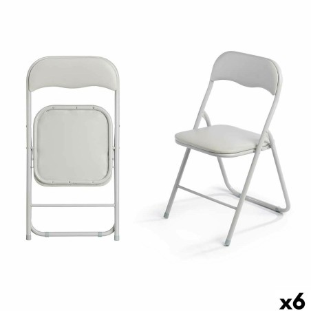 Chaise Pliante 10925 Gris 43 x 46 x 78 cm 88 x 6,5 x 45 cm (6 Unités) Chaise Pliante 10925 Gris 43 x 46 x 78 cm 88 x 6,5 x 45 cm (6 Unités)