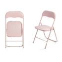 Silla Plegable 10923 Rosa 43 x 46 x 78 cm 88 x 6 x 45 cm (6 Unidades)