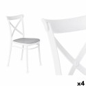 Cadeira Ibergarden PC-175 Branco Cinzento 4 Unidades
