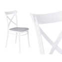 Cadeira Ibergarden PC-175 Branco Cinzento 4 Unidades