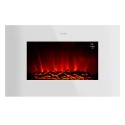 Chimenea Eléctrica Decorativa de Pared Cecotec Blanco 2000 W (Reacondicionado B)