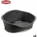 Cama para cães Stefanplast 97621 Cinzento Plástico 68 x 27,5 x 49 cm 6 Unidades