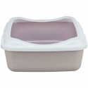 Arenero para Gatos Trixie Classic Blanco Lila Plástico 37 × 15 × 48 cm