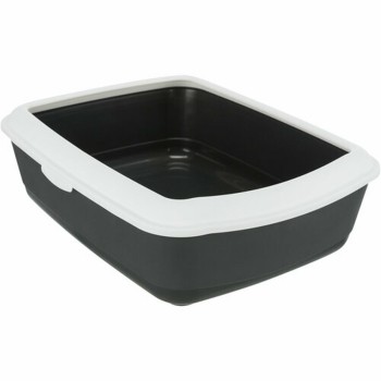 Cat Litter Box Trixie Classic White Dark grey Plastic 37 × 15 × 47 cm
