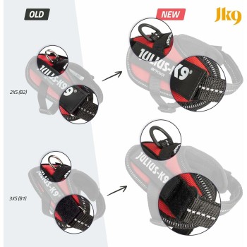 Imbracatura per Cani Julius K9 IDC Nero 2 Baby 2 (XS/S)