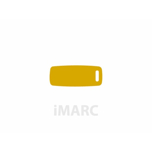 Placa identificativa Imarc Baggage Amarelo Dourado