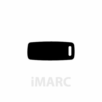 Plaque d'identification Imarc Baggage Noir