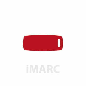 Plaque d'identification Imarc Baggage Rouge