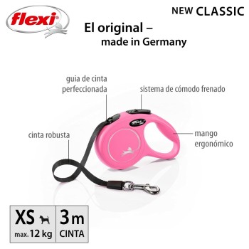 Guinzaglio per Cani Trixie New Classic Rosa 3 m