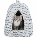Hut Trixie White Grey 32 × 42 × 32 cm