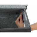 Cabane Trixie Livia Blanc Gris foncé 38 × 41 × 44 cm