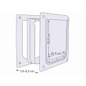 Chatière Trixie Blanc Plastique 30 × 36 CM