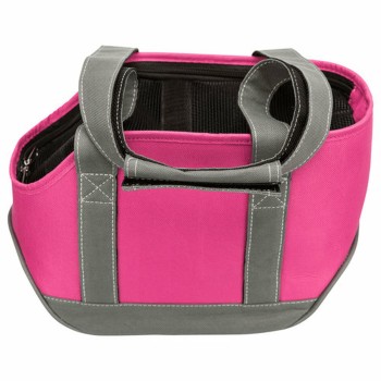 Bolsa para animais de estimação Trixie Alea Cinzento Cor de Rosa Poliéster PVC 16 × 20 × 30 CM
