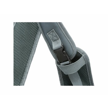 Mala a tira colo para animais de estimação Trixie Sling Azul Claro Cinzento claro Poliéster 5 × 25 × 18 cm