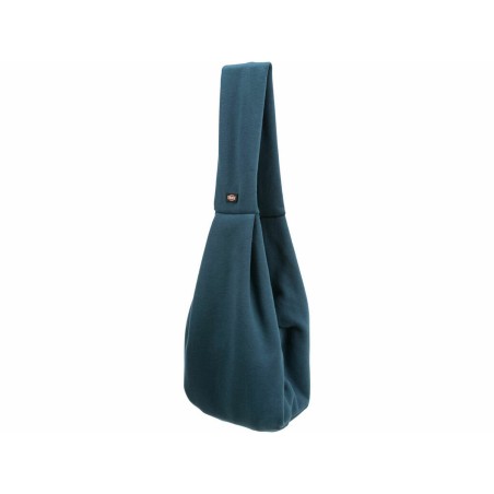 Mala a tira colo para animais de estimação Trixie Soft Azul Cinzento claro Poliéster Algodão 22 × 20 × 60 CM