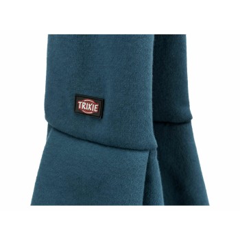 Mala a tira colo para animais de estimação Trixie Soft Azul Cinzento claro Poliéster Algodão 22 × 20 × 60 CM
