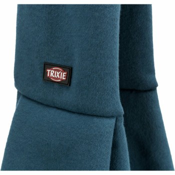 Mala a tira colo para animais de estimação Trixie Soft Azul Cinzento claro Poliéster Algodão 22 × 20 × 60 CM