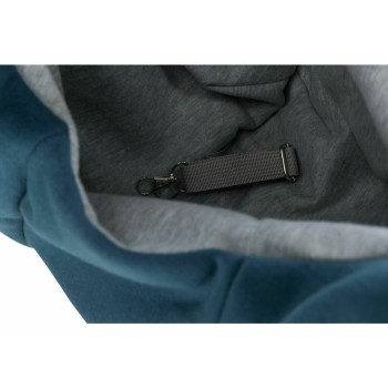 Mala a tira colo para animais de estimação Trixie Soft Azul Cinzento claro Poliéster Algodão 22 × 20 × 60 CM