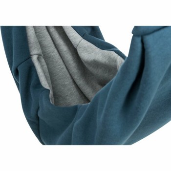 Mala a tira colo para animais de estimação Trixie Soft Azul Cinzento claro Poliéster Algodão 22 × 20 × 60 CM