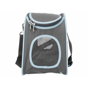 Tasche für Haustiere Trixie Alison Blau Grau Polyester 20 × 29 × 43 CM