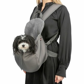 Zaino per Animali Domestici Trixie Molly Grigio Poliestere 25 × 38 × 17 CM