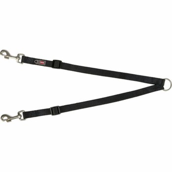 2 Hundeleinen-Koppler Trixie Premium Schwarz