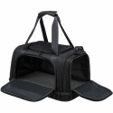 Sac pour animaux de compagnie Trixie Airline Plane Noir Polyester Feuille de Mousse 28 × 25 × 44 CM
