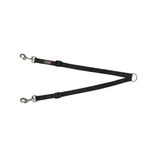 Fixação de trela para dois cães Trixie Premium Preto
