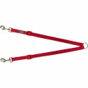 Gancio Guinzaglio 2 Cani Trixie Premium Rosso