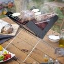 Mini Grelhador Dobrável Portátil para Carvão Foldecue InnovaGoods