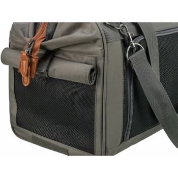 Bolsa para animais de estimação Trixie Finlay Preto Cinzento 43 × 26 × 32 cm