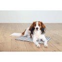 Tapis pour chien Trixie Blanc Gris Polyester 65 × 50 cm Rafraîchissant