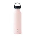 Garrafa Térmica Safta Cotton candy Cor de Rosa Silicone Aço inoxidável