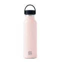 Garrafa Térmica Safta Cotton candy Cor de Rosa Silicone Aço inoxidável