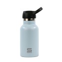 Garrafa Térmica Safta Cielo empolvado Azul Claro Silicone Aço inoxidável