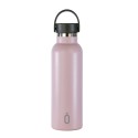 Garrafa Térmica Safta Rosa empolvado Cor de Rosa Silicone Aço inoxidável